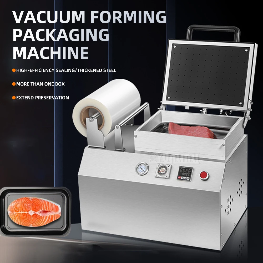 

HT-240 Машина для вакуумной упаковки пищевых продуктов Ламинатор для эффективного сохранения пищевых продуктов