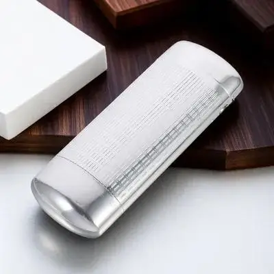 

Aluminum Eyeglass Case Lightweight Portable Silver Glasses Box Protector Hard Case For Eyeglasses Spectacles Storage Crash Proof