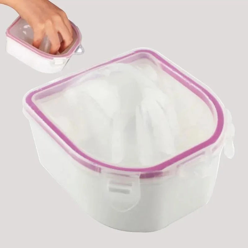 1 pcs/3 pcs Nail Polish Remover แช่ชามเล็บสุขภาพเครื่องมือทนทานเงี่ยน Care Bubble Bowl