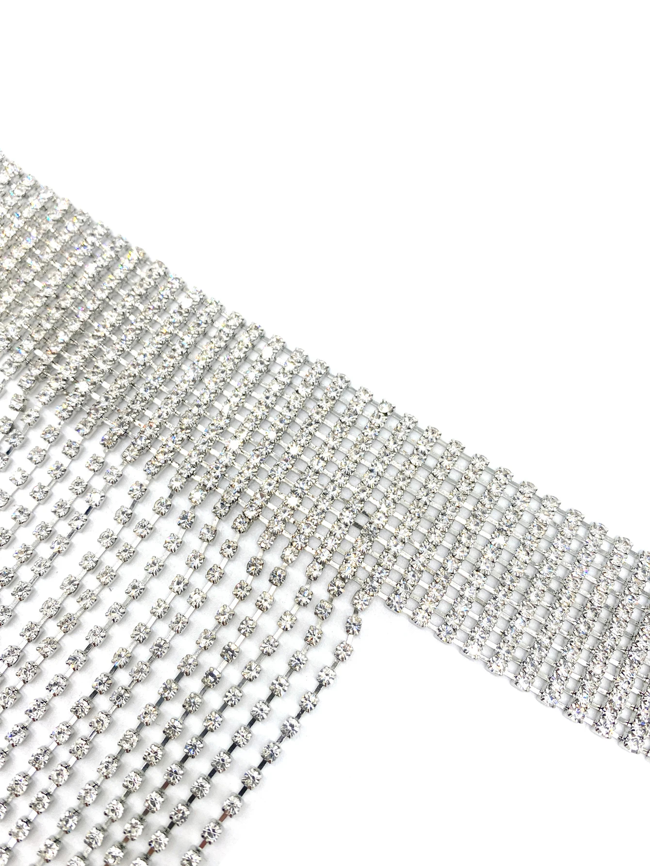1 Piece Fashionable, Simple, Versatile Necklace, Luxurious Rhinestone Tassel Necklace, Sexy Bar And Nightclub