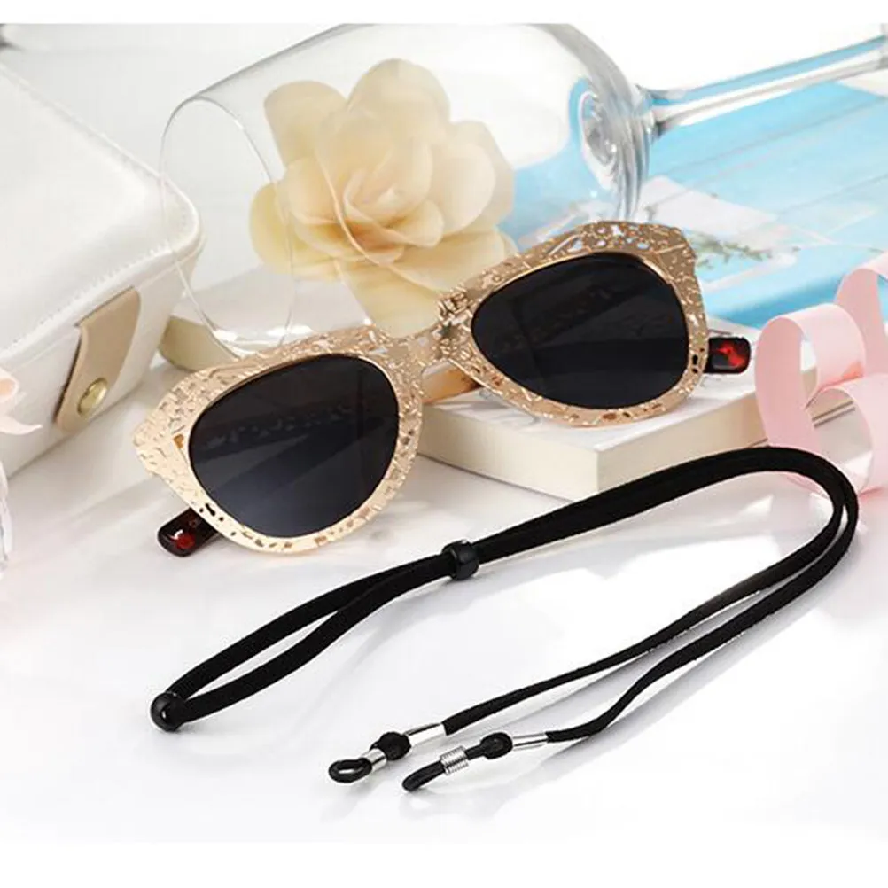 

4Pcs Eyeglass Chain Holder Flexible Adjustable Eyeglasses Cord Stop Falling Anti Slip Eyeglass Holder Strap Sunglasses Retainer