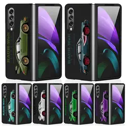JDM Tokyo Drift Sports Car Phone Cover for Samsung Galaxy ZFold6 Z Fold 4 5G ZFold5 Z Fold4 Fold3 Funda Shockproof Hard PC