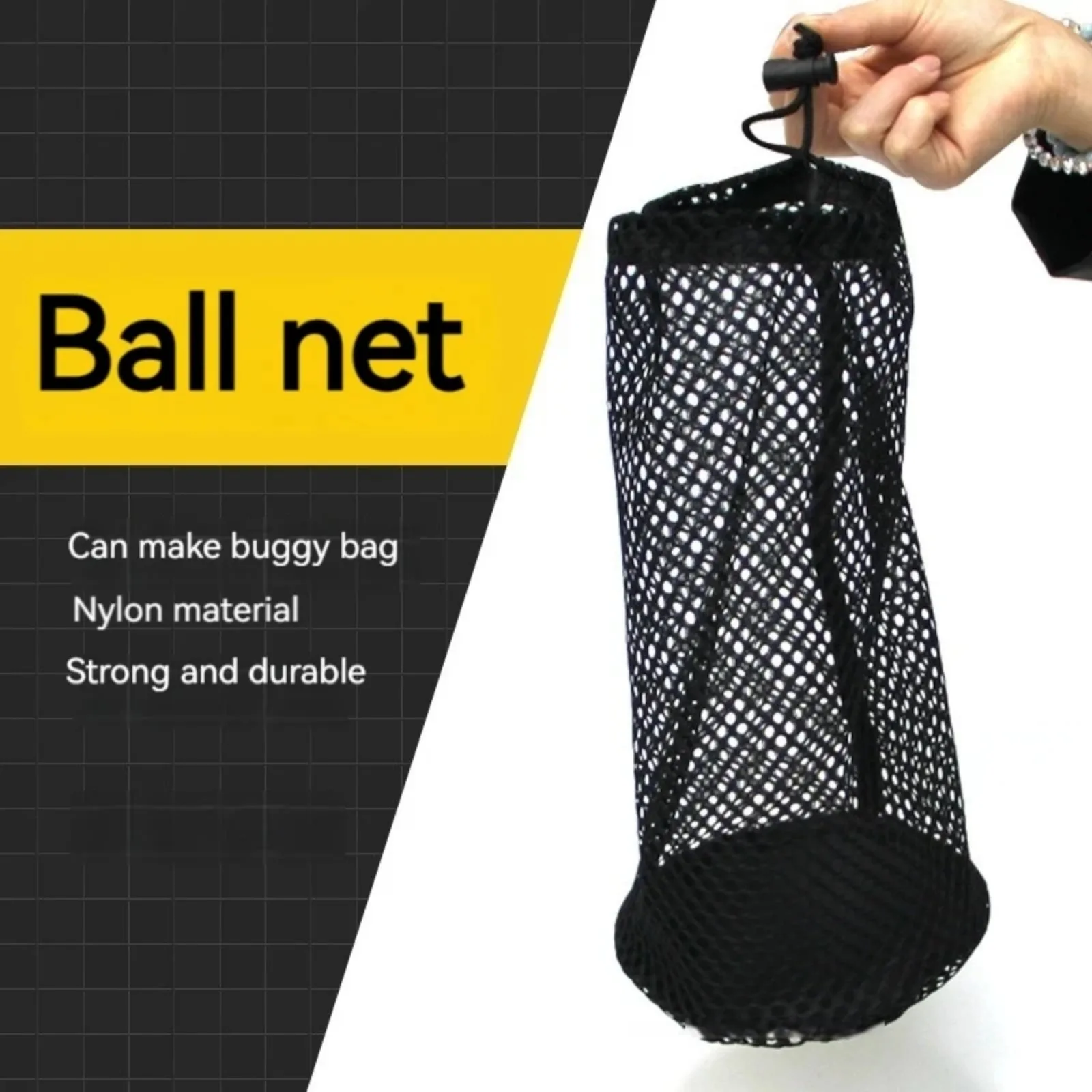 Golf Ball Organizer for 12/24/48 Balls, Golf Ball Container, Drawstring Nylon Mesh Bag, Golf Storage Supplies Sturdy and Durable