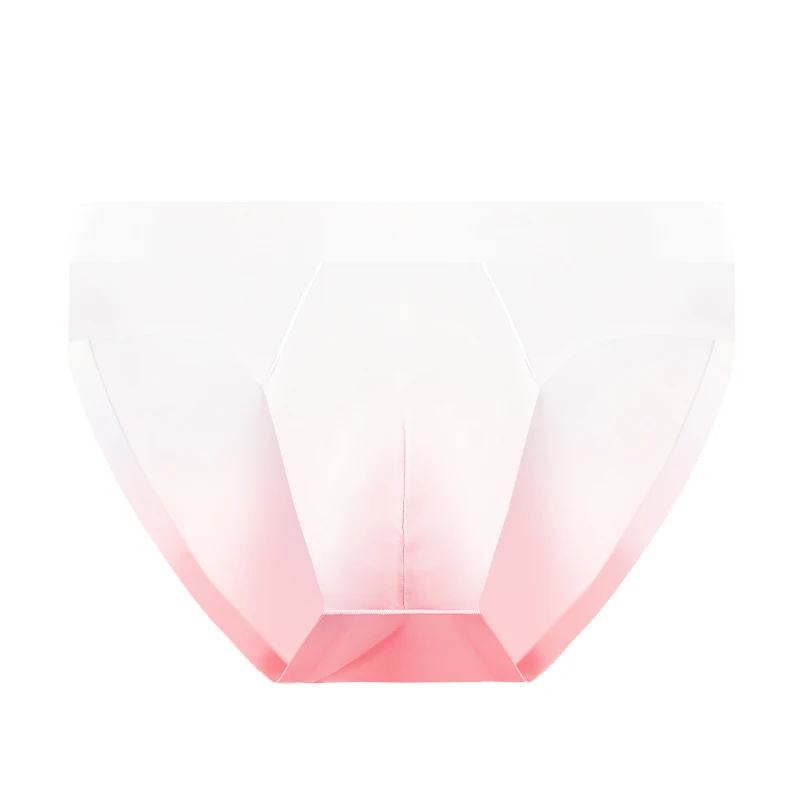 

3PC Men's underwear, men's ice silk briefs, summer breathable, quick-drying, seamless shorts, transparent ultra-thin, personaliz