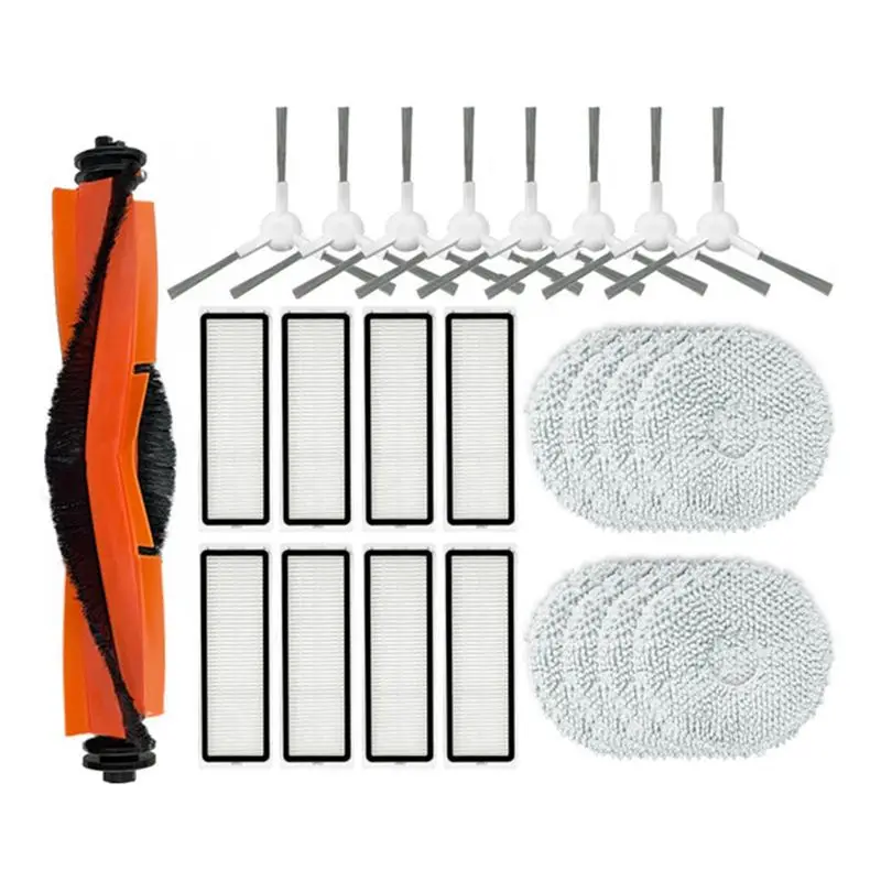 

ABUP-For Xiaomi Robot Vacuum X20+ / X20 Plus Vacuum Cleaner Replacement Main Side Brush Mop Cloth Hepa Filter Parts