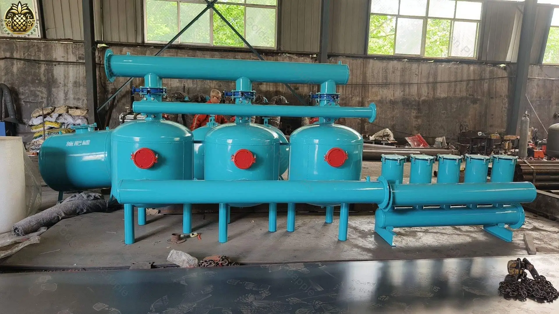 High-Standards Advanced Metal Irrigation Systems New Farmland Water and Fertilizer Integration Equipment for Agriculture