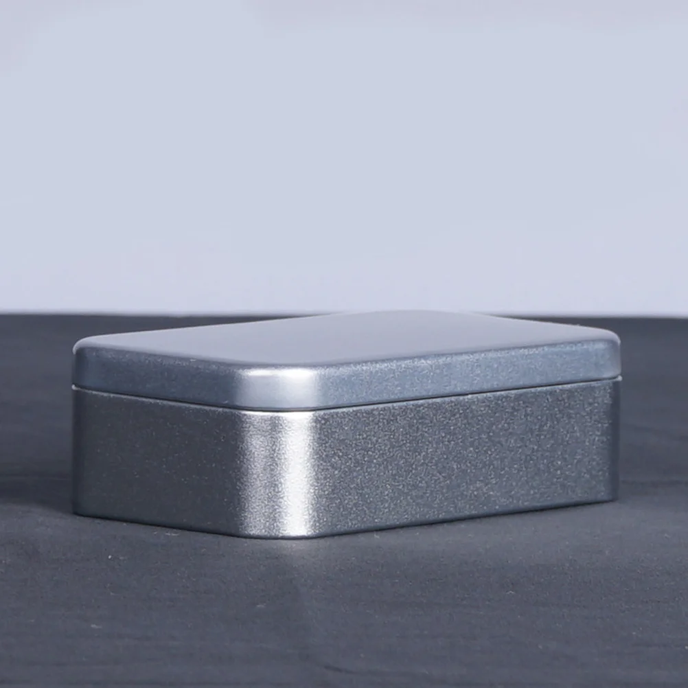 

4pcs Metal Business Card Box Tinplate Storage Canister Waterproof Seal For Tea Coffee Snacks Home Travel Camping Kitchen Storage