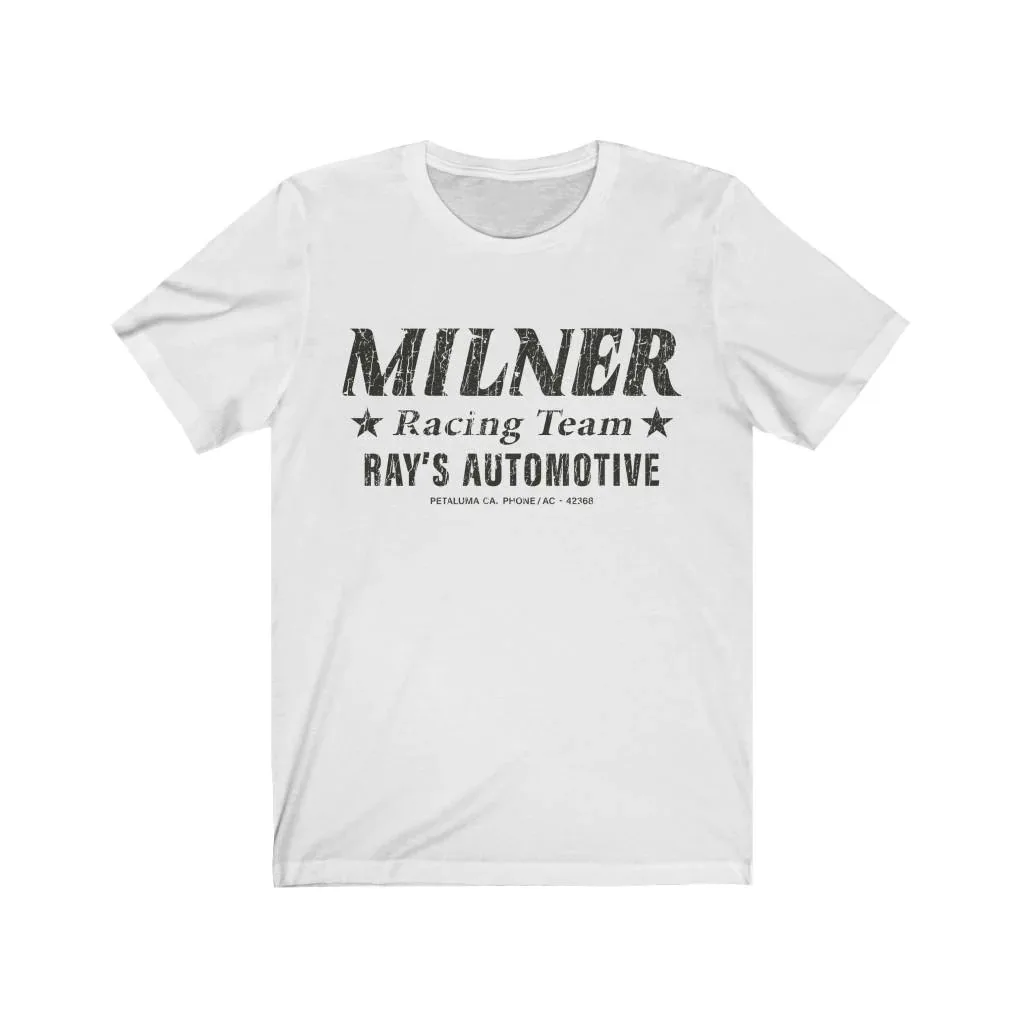 

Винтажная Мужская футболка Milner Racing Team 1964