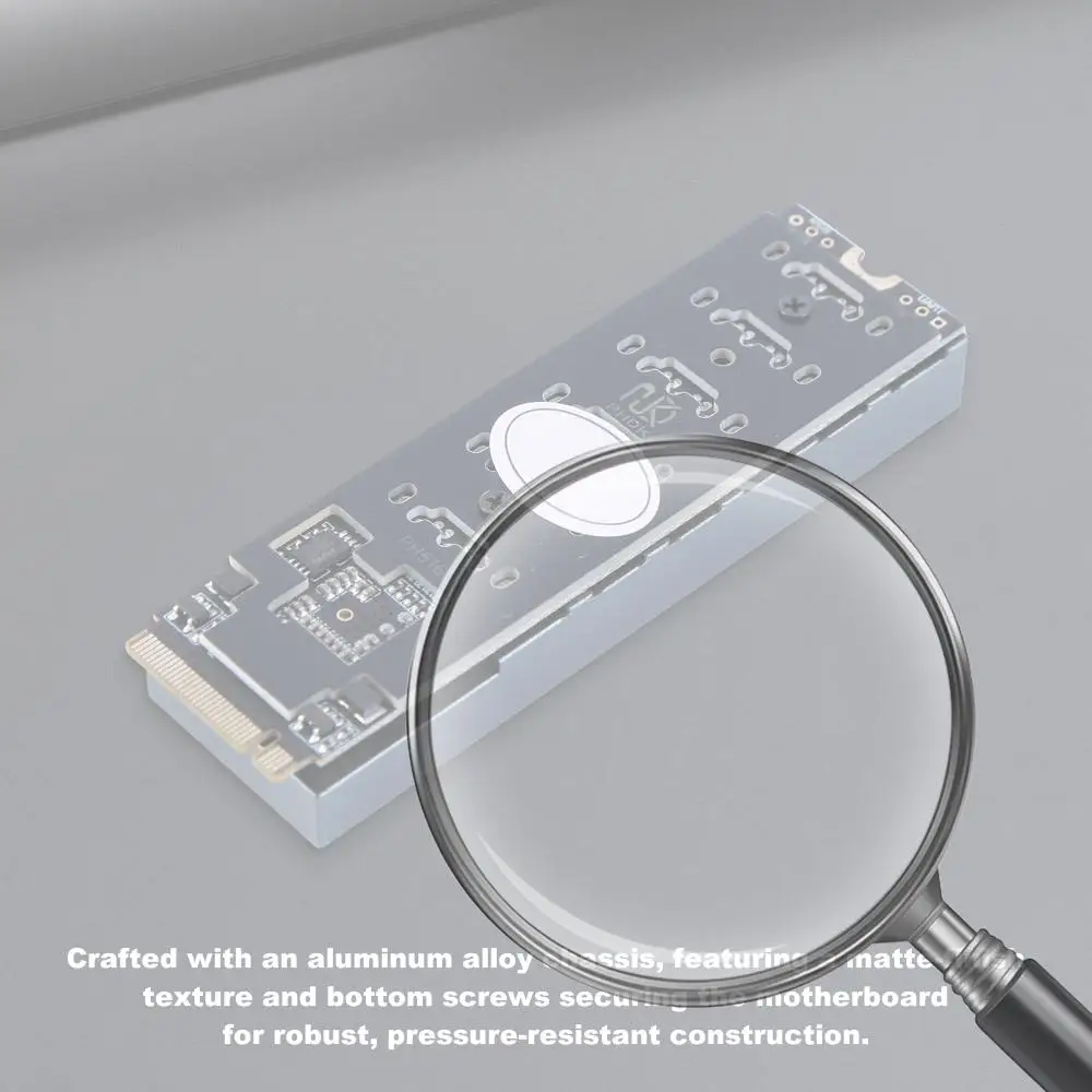 

M.2 To SATA3.0 Adapter Card 6Gbps M.2 M KEY NVMe To 6 Ports SATA Convert Card with Smart Indicator ASM1166 Chip for Desktop PC