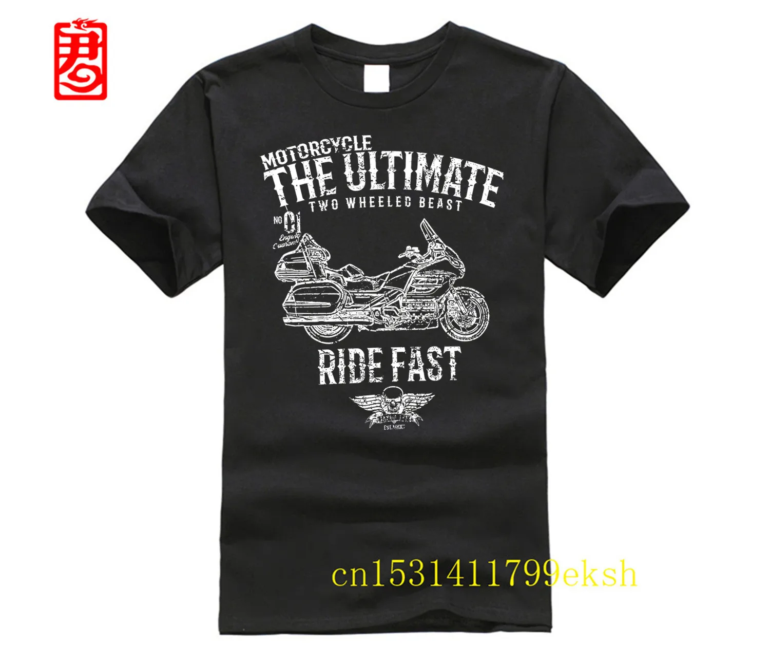 Ultimate 2006 Gl1800 Gold Wing Motorbike Art T Shirt Clothes Popular T Shirt Crewneck 100 Cotton