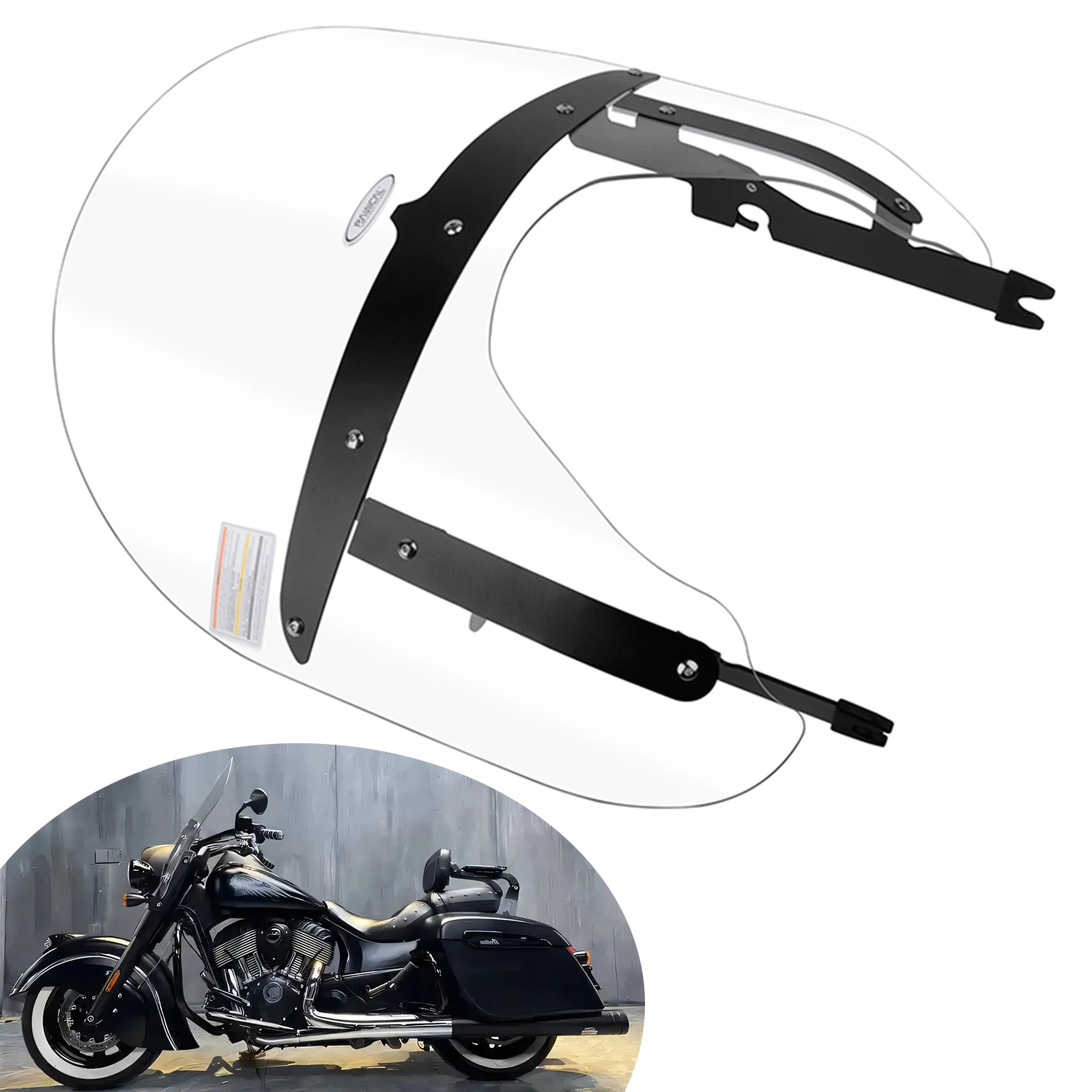 

panical is suitable for Indian 2019-2025 Dark Horse Chief Classic Chief 31-inch 25.5-inch tall windshield wind deflector