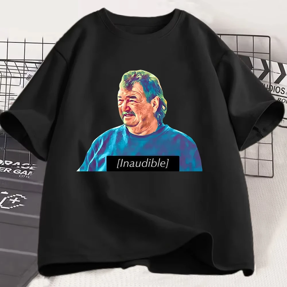 

Jeremy Clarkson Funny Inaudible Graphic T-Shirts Men's Women Clothing High Quality Casual Cotton Oversized Short Sleeve T Shirts