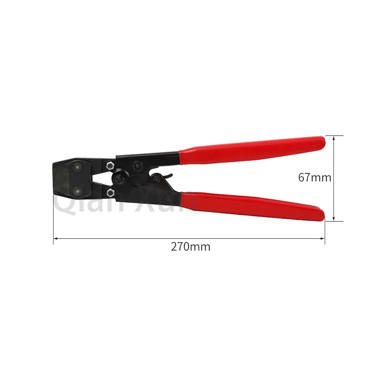 PEX Clamping Tool for Fastening Stainless Steel Jig Double Ear Single Ear Endless Car Ball Cage Dust Jacket Clamp Clamp