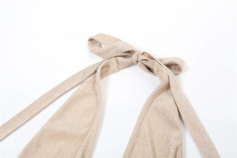 ホルターシャイニーマキシドレス レディース トレンド エレガント バンドゥ バックレス カットアウト ローネック ノースリーブ ボディコン 女性 ハイストリート ローブ