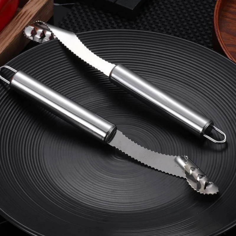 Multi-Purpose Stainless Steel Pepper Corer Tool Easy Bell Pepper & Tomato Seed Remover Essential Kitchen Gadget view 6
