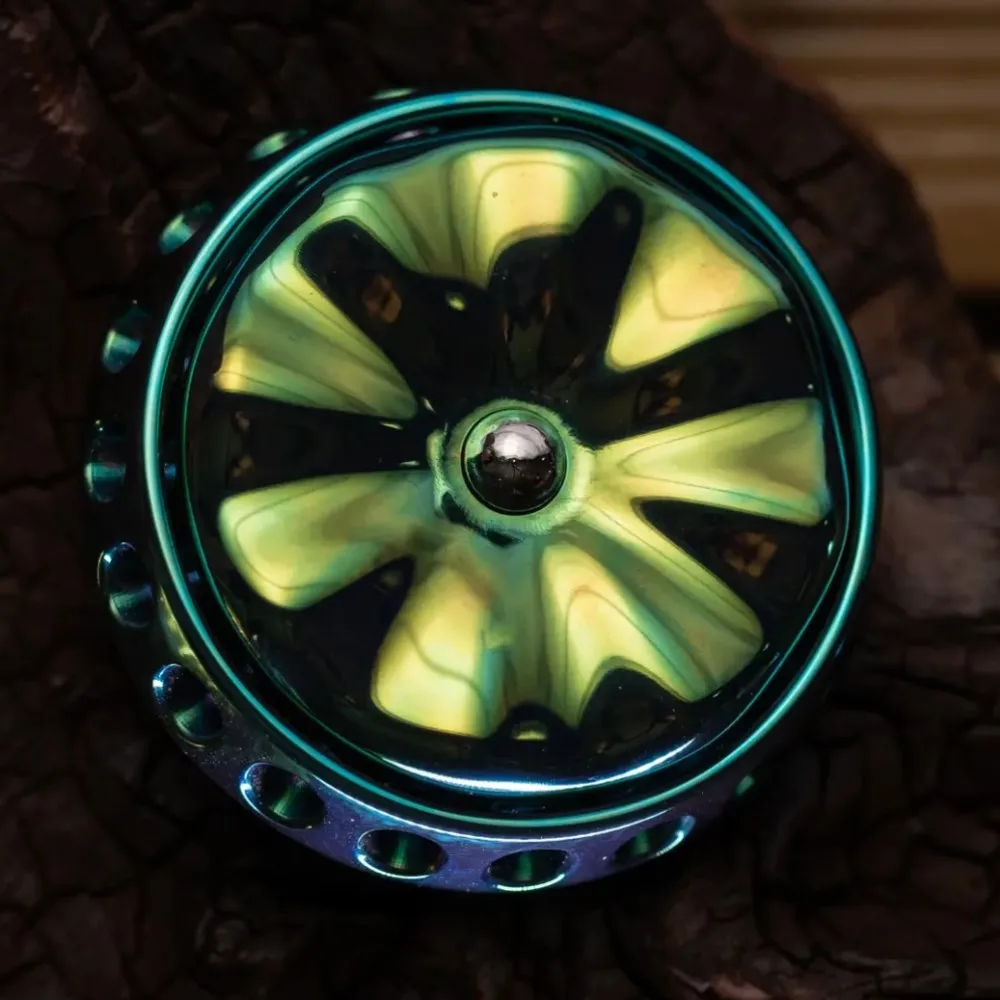 Bright Blood EDC Eternal Flower Composite Toys Fidget Spinner Haptic Coin Fidget Toys For Adults Anxiety Relief Gadgets