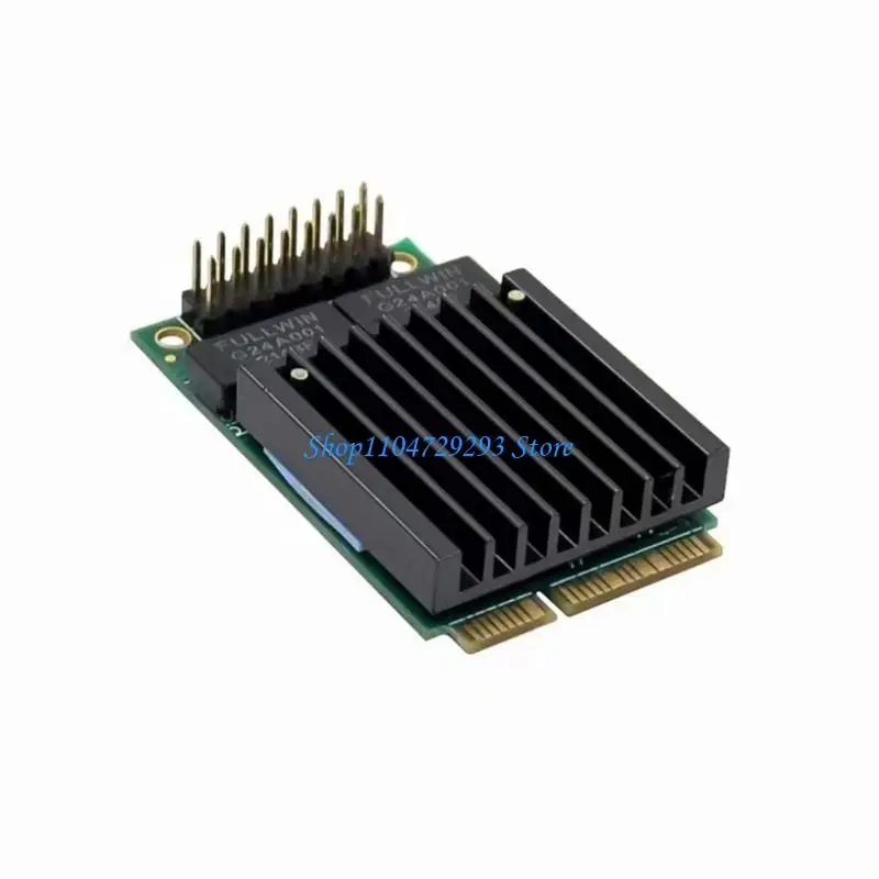 Y2GD Mini Pcie to 2 Ethernet Ports Networking Adapter Card Supoort 1000/100/10Mbps Fast Transfer
