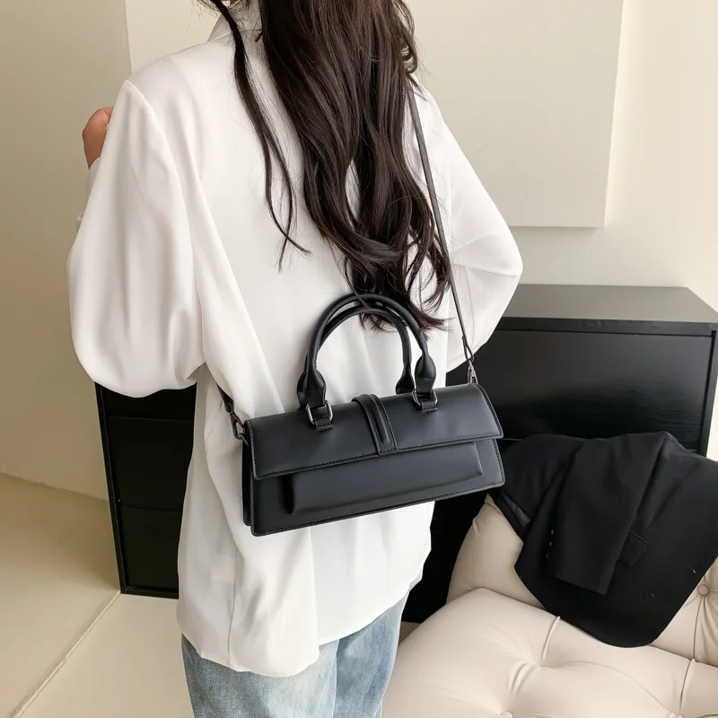 2023 New Stylish Rectangle Box Designer Small Square Portable Handbag Messenger Shoulder High Quality Women Leather Bag Purse