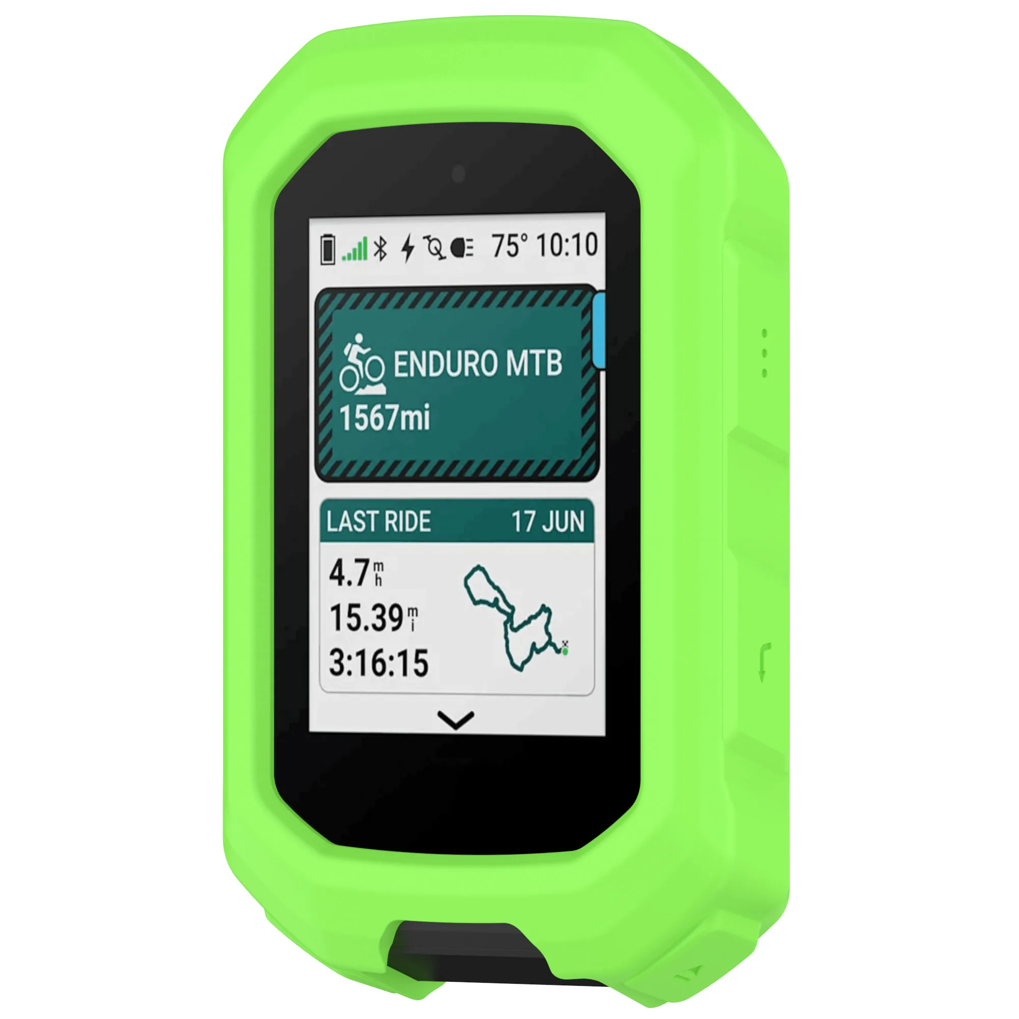 Penutup Bumper Cangkang Tepi Lembut Silikon untuk Garmin Edge MTB Aksesori Kulit Pelindung Tahan Debu dan Tahan Gores