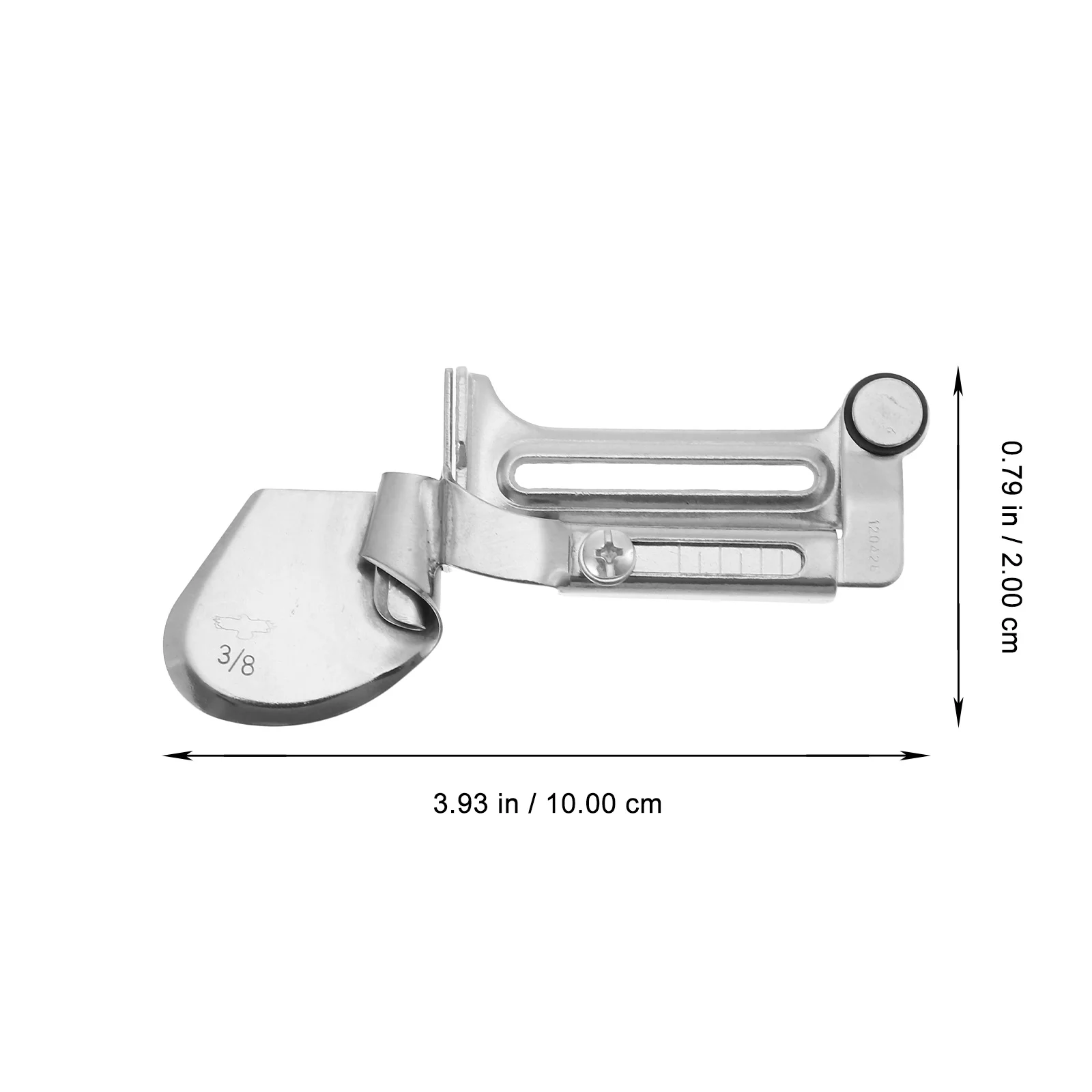 2Pcs Sewing Machine Binder Stainless Steel Curling Presser Feet Easy Install for Home Overlock Binding Tool Replacement