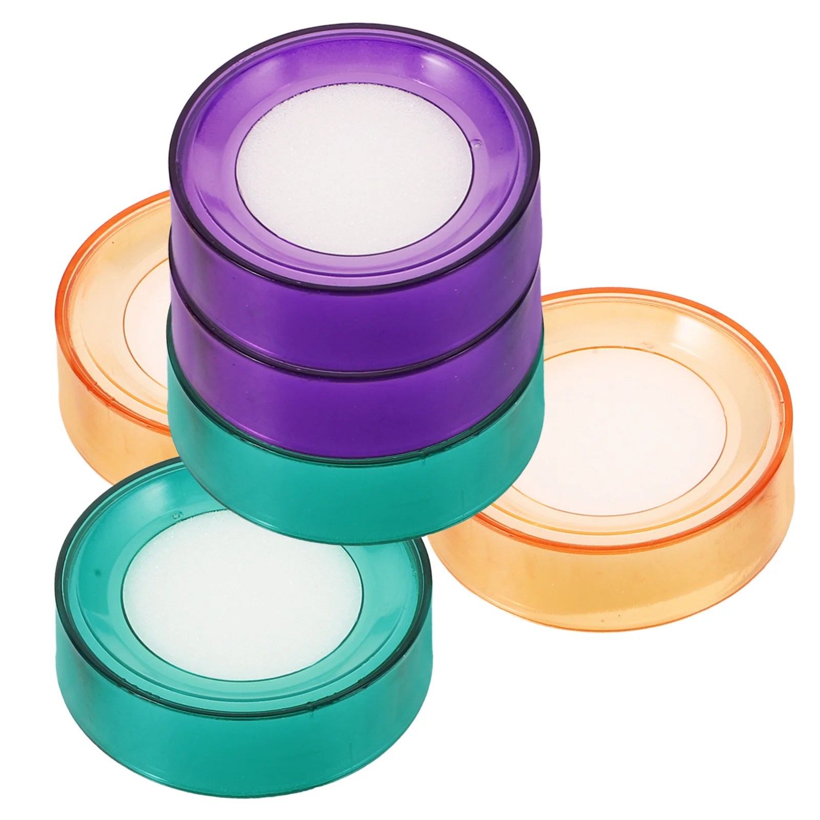 6Pcs Sponge Finger Moistener Wet Hand Tool for Accurate Bill Counting Fast Sorting Paper Filing High Speed Manual Pos System