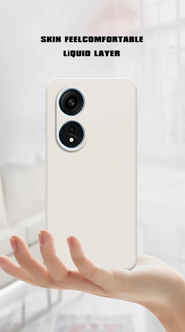 Luxus Flüssigkeit Silikon Capas Stoßfest Full Soft Cover Fall Für Huawei Nova 9 SE Y70 Y90 Honor 50 70 Honor X6 X6S X7 X7A X8 X8A – Detail 3
