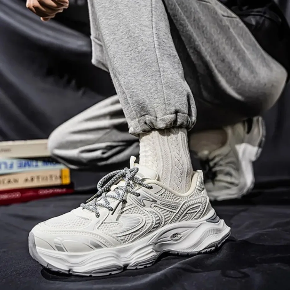 

Men's Mesh Sneakers Summer Outdoor Breathable Platform Casual Training Shoes Fashion Designer Basketball Shoes Zapatillas Hombre