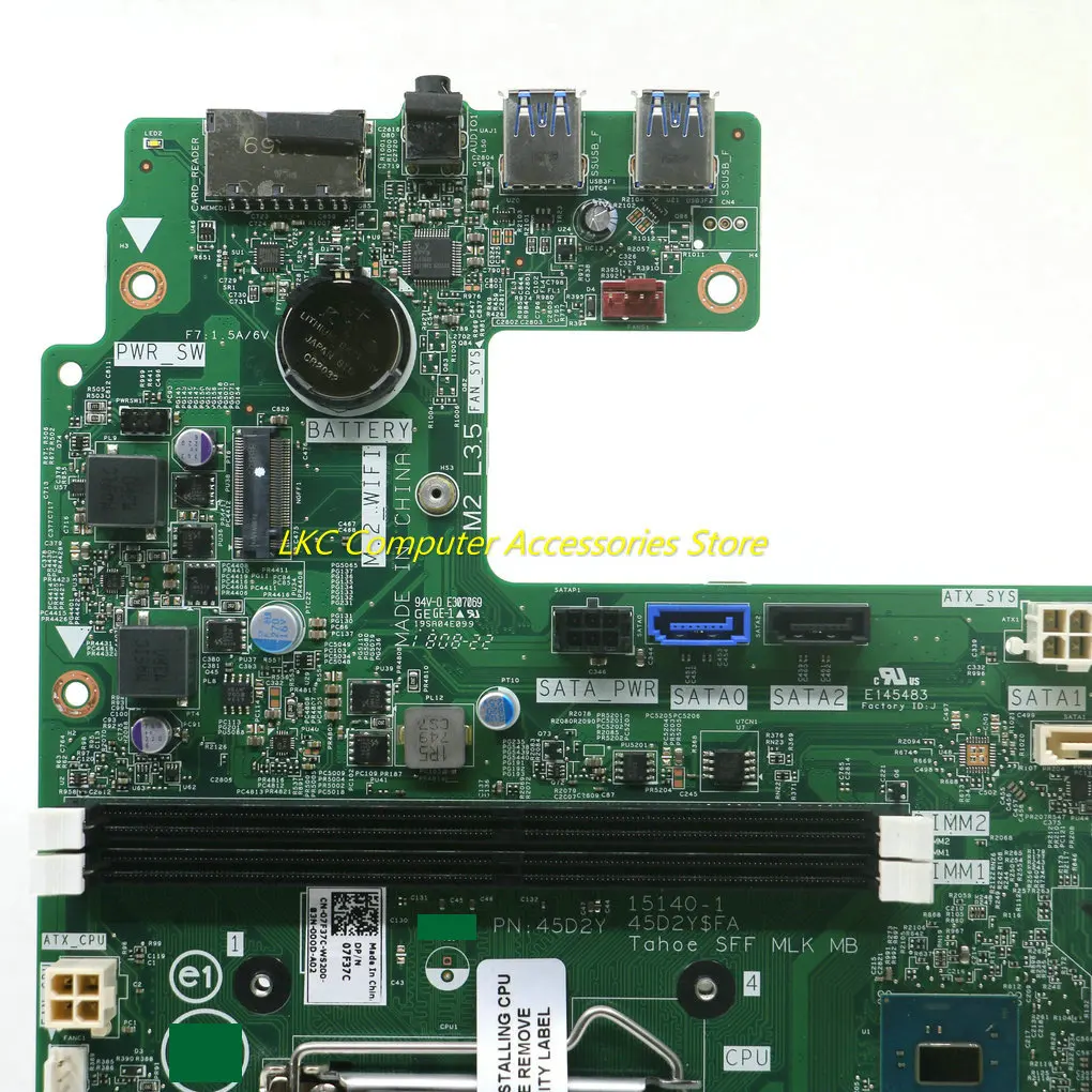 Neu für dell vostro inspiron 15140 desktop motherboard 45 d2y CN-07F37C 7 f37c 07 f37c 32677-1 lga1151 mainboard getestet