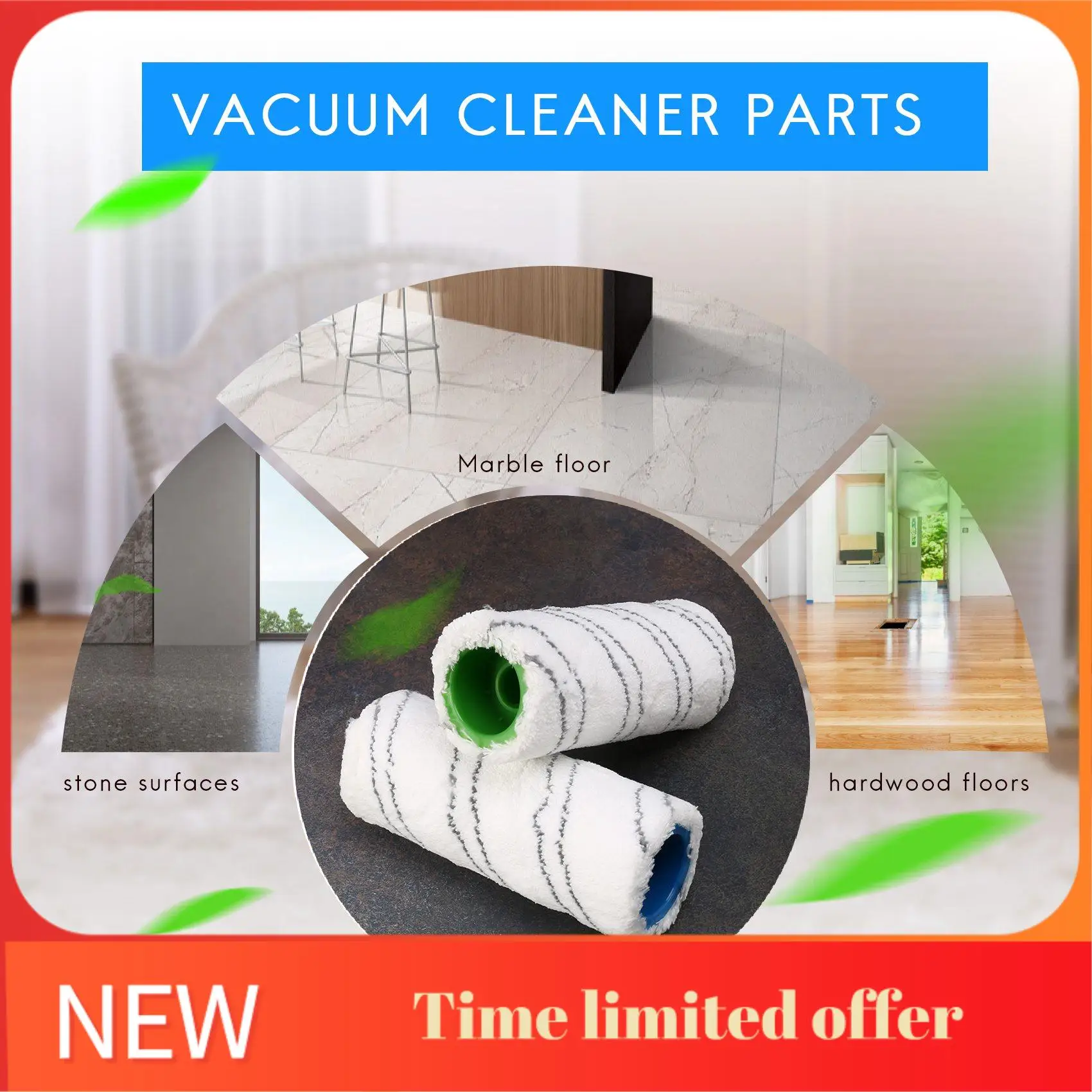 A006-4Pcs ทําความสะอาดแปรงลูกกลิ้งแปรงหลักสําหรับ Karcher FC3 FC3D FC5 FC5D เครื่องดูดฝุ่นไร้สายแปรงทําความสะอาด