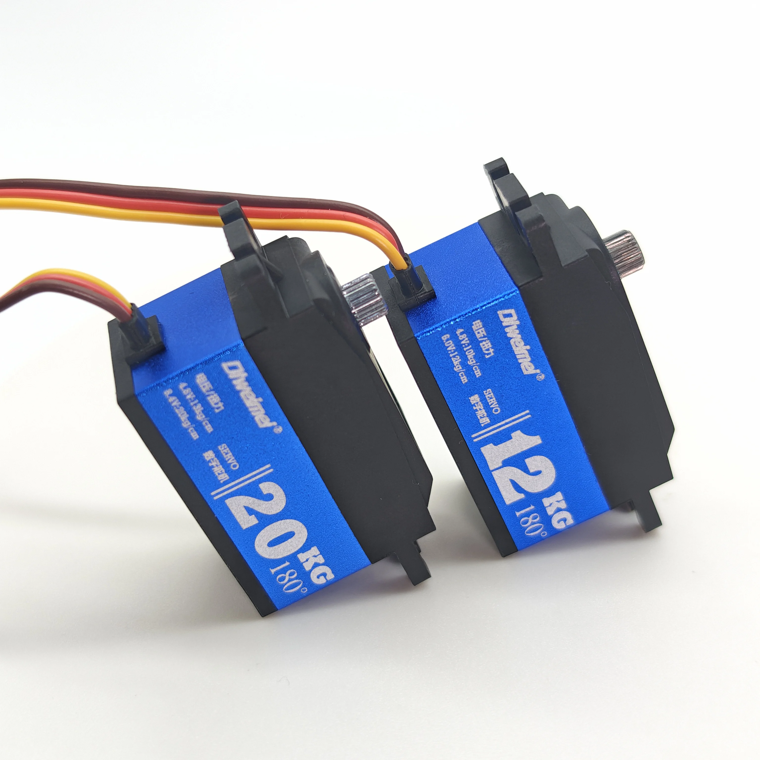 

Dlweimei Servo 20/12KG 180° All Metal Gear Short Body Digital Servo For 1/10 1/12 RC Electric Model Car Drift Robot Crawler