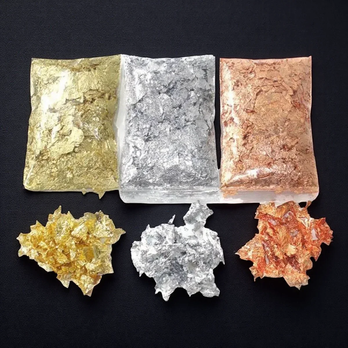 Płatki złota do zdobienia paznokci DIY, dekoracje, konfetti, folia, artykuły imprezowe, materiały rzemieślnicze