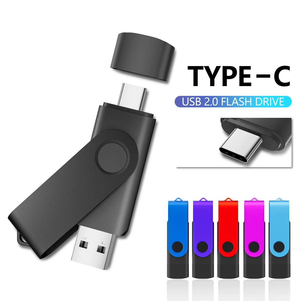 TYPE-C USB Flash Drive sSuitable For Mobile Phones Computers Cameras Universal Memory sticks 8GB 16GB 32GB 64GB 128GB Pen drive