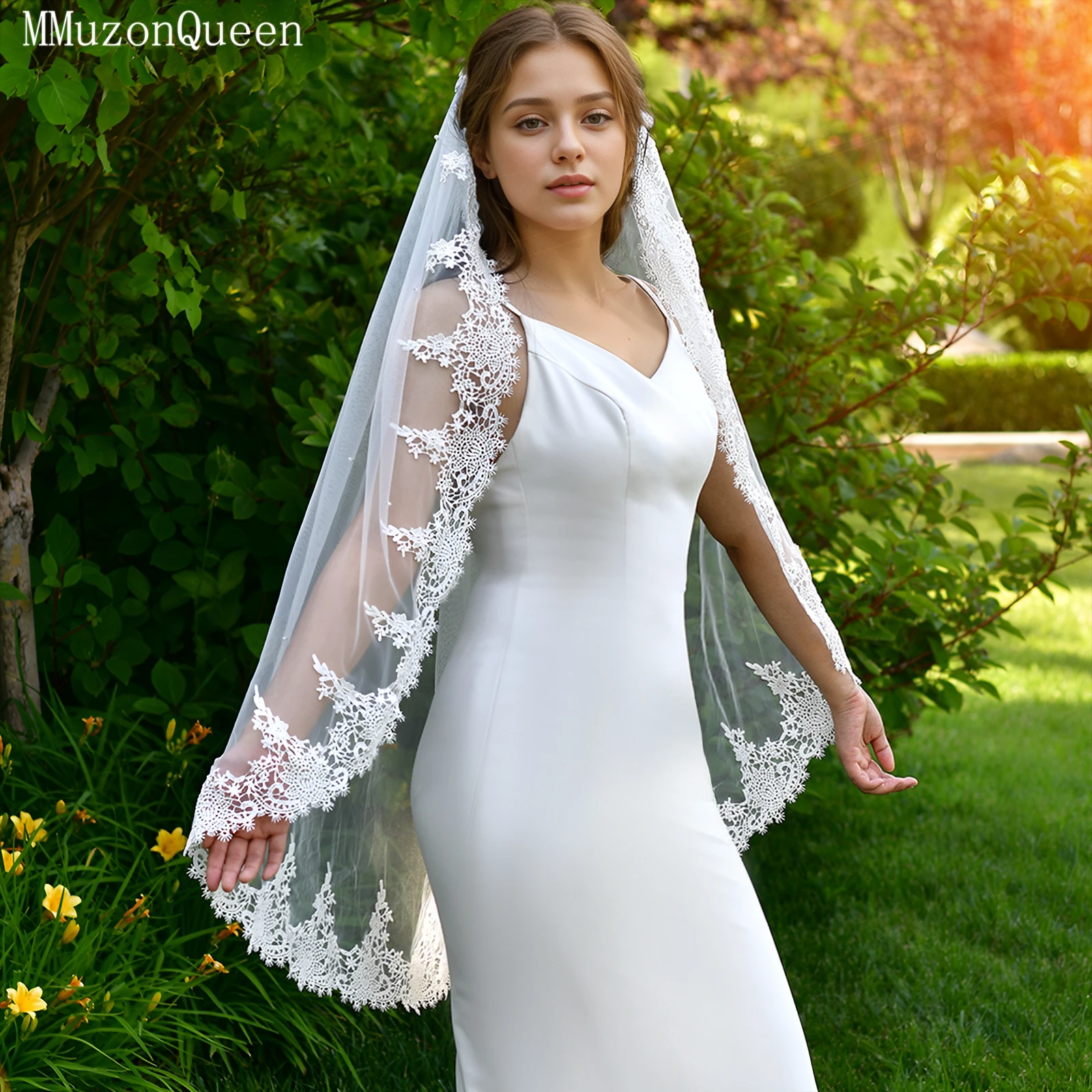 

TOPQUEEN короткая вышитая жемчужная однослойная расческа для волос, фата, уличный газон, свадебные аксессуары, женское платье M170