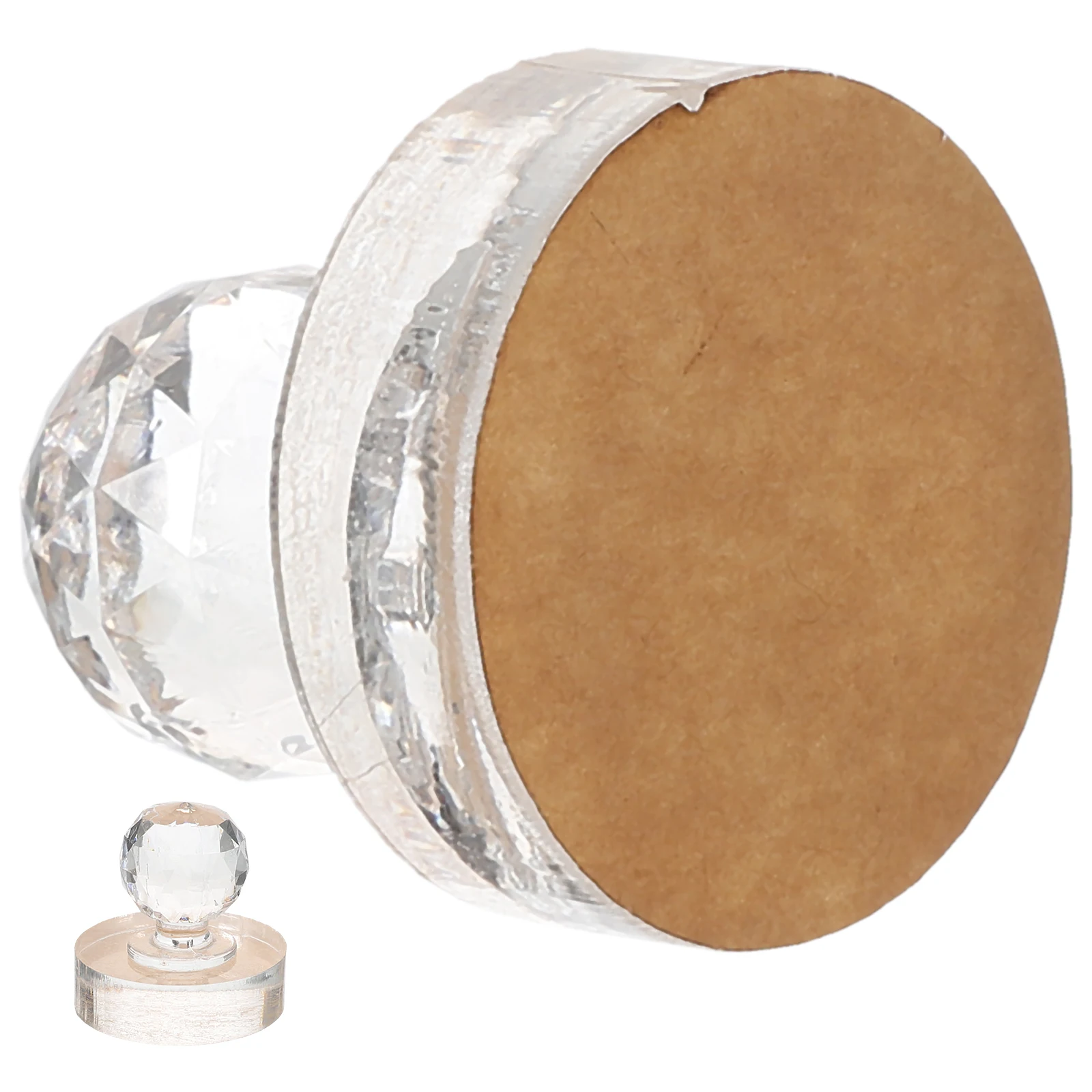 

Eyeshadow Stamper 30mm Circular Acrylic Powder Press Tool for DIY Blush Makeup Stamping Seal Mold Compact Discs