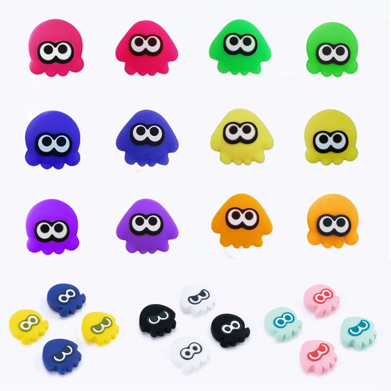 Силиконовый чехол в виде осьминога и кальмара, чехол для джойстика для контроллера Nintendo Switch Oled NS Lite Joy-con