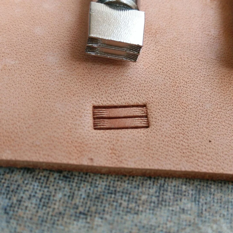 

Инструмент для текстурирования кожи 4x8 мм, штамп из углеродистой стали для тиснения, профессиональный класс