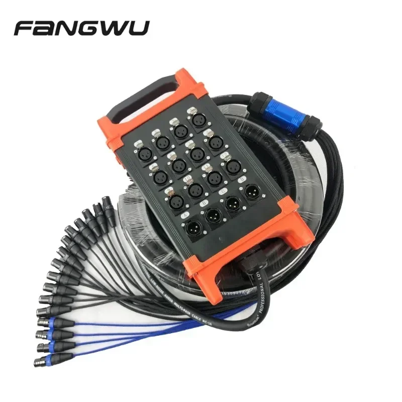 Factory Oem8 10 12 16 24 32 Channels  30 50 100 Meter Xlr Audio Signal Stage Snake Cable Management