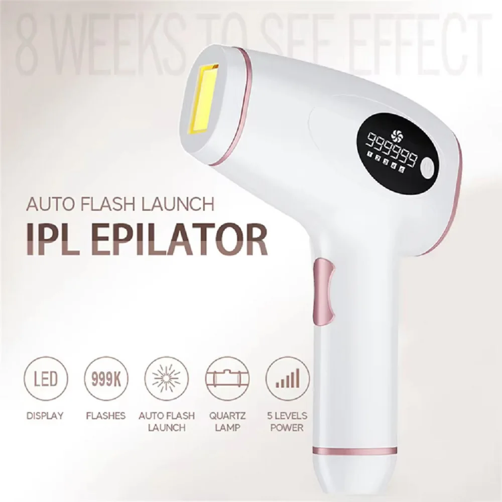 999900 Flashes IPL Laser Hair Removal for Face Armpits Arms Bikini Line Legs Home Hair Removal  For Women Men