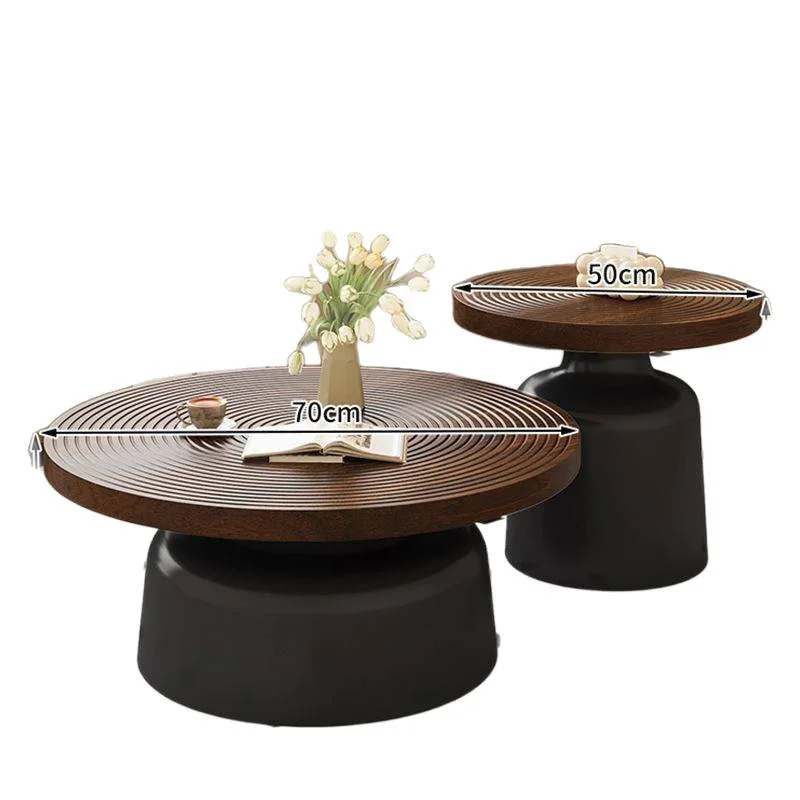

Medieval solid wood coffee table French retro home living room small apartment designer high-end tea table