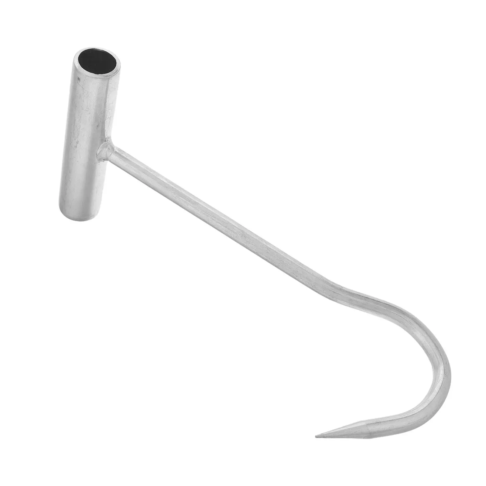 

Manhole Cover Hook Practical Drain Utility Lid Lifting Tool Metal Home Roller Sewer Pull Heavy Duty Galvanized Iron Long Handle