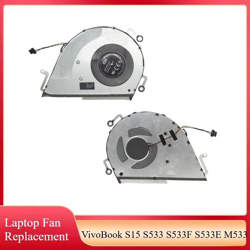 

New Laptop CPU Cooling Fan for Vivobook S5600F S5600FA S5600FL S5600E S5600EA S5600JQ X521 X521F S533E S533 Fan 13NB0LX0T02011