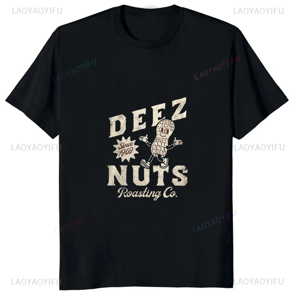 New Arrival Deez Nuts Roasting Co Sarcastic Novelty Tee Fashion Casual Streetwear Hip-hop Hipster O-neck Hot Sale Tops Tshirt