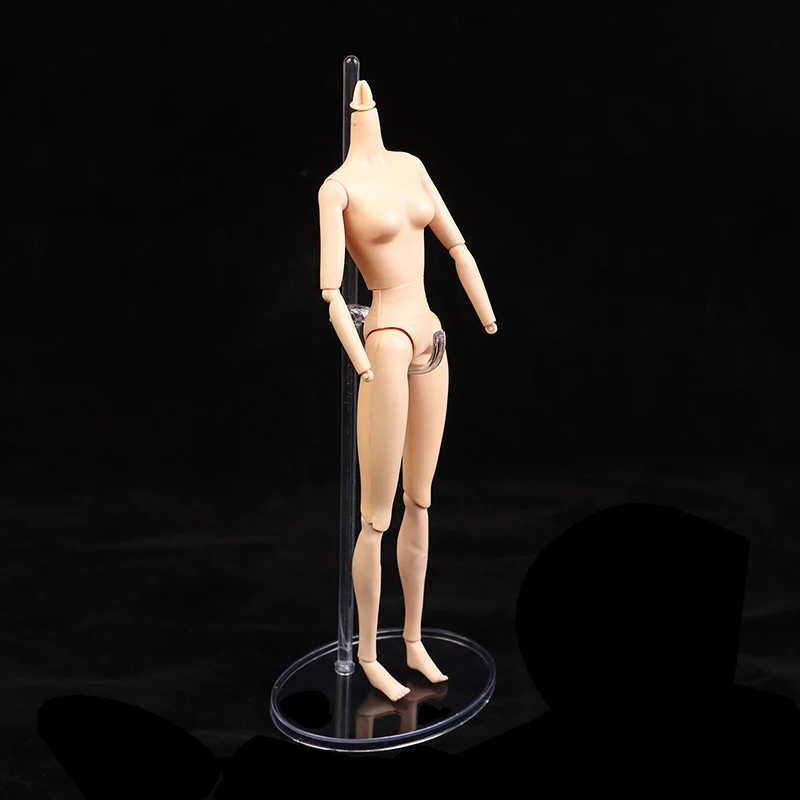 30 cm hoge transparante acryl houder voor 1/6 pop speelgoed stand taille voet rek beugel display