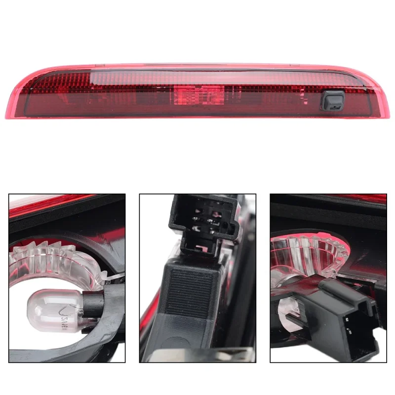 車用サードブレーキライト-6s61-13n408-ba、1363490-フォード-フィエスタ-3ドア-ハッチバック-2005年10月～2008年6月用-耐久性のあるアクセサリー