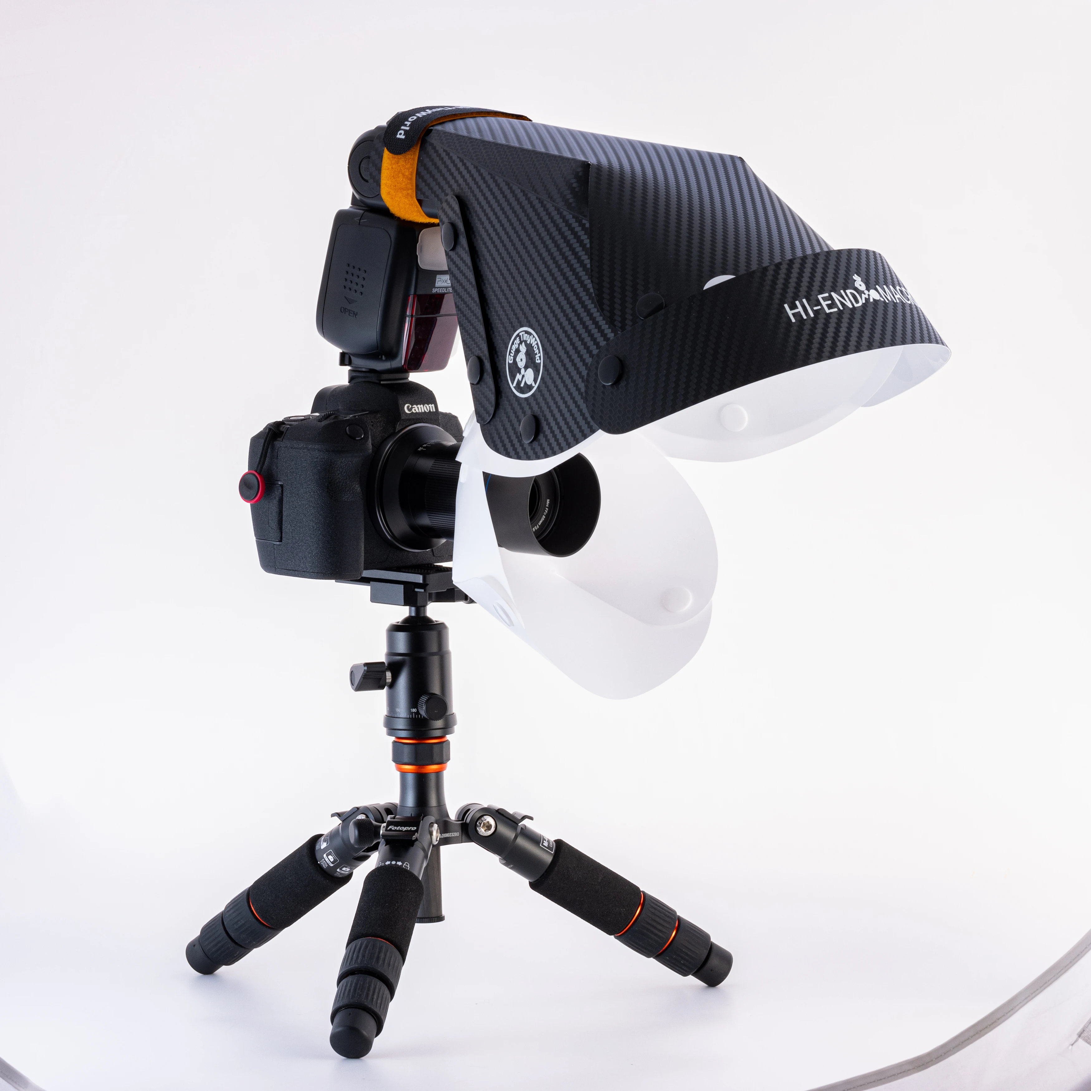 Universele Flitser Diffuser Softbox Speedlight Reflector Snoot Camera Accessoires Voor Macro Lens Schieten, Guage-Small Geüpgraded