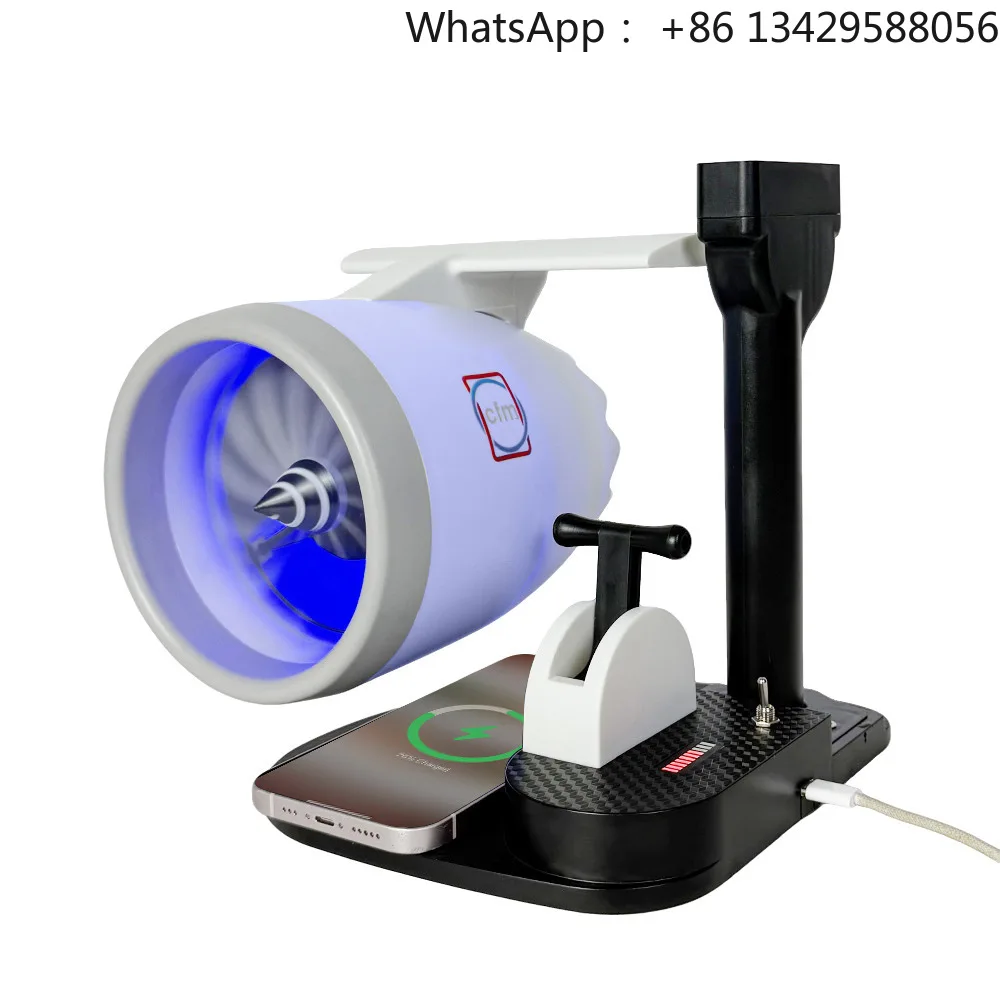 

Creative Desktop Turbofan Aircraft Engine Fan with Light New Humidification Spray Technology Electronic Accessory