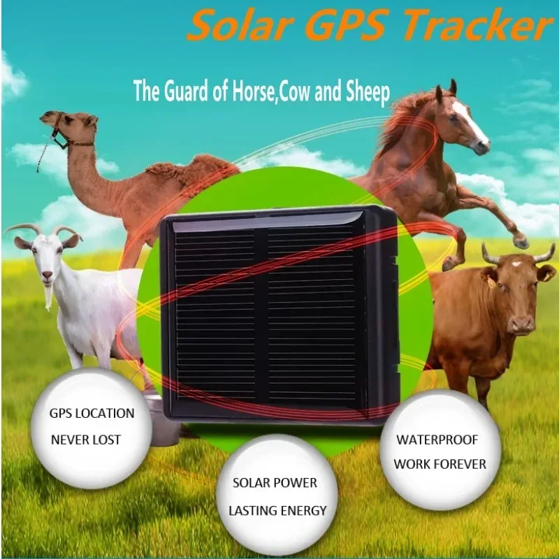 5pcs/lot smallest mini solar powered gps tracker for Pets sheep cow Cattle animal with sos alarm Anti theif remove alarm V26/V24