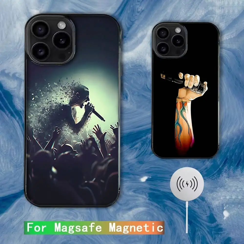 

L-Linkin Hot P-ParkS Band Phone Case For iPhone 17,16,15,14,13,12,11,Pro,Max,Plus,Mini,SE4,E Magnetic Magsafe Wireless Charging