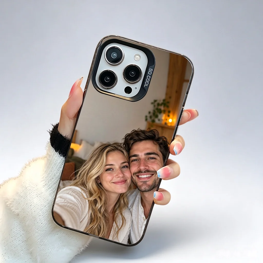 Funda personalizada con foto para iPhone 18, 17, Air, 16, 15, 14, 13, 12, 11, XS, XR, X, 8, 7, Pro Max, Plus, Mini, SE, con diseño IMD, ideal como regalo para parejas.
