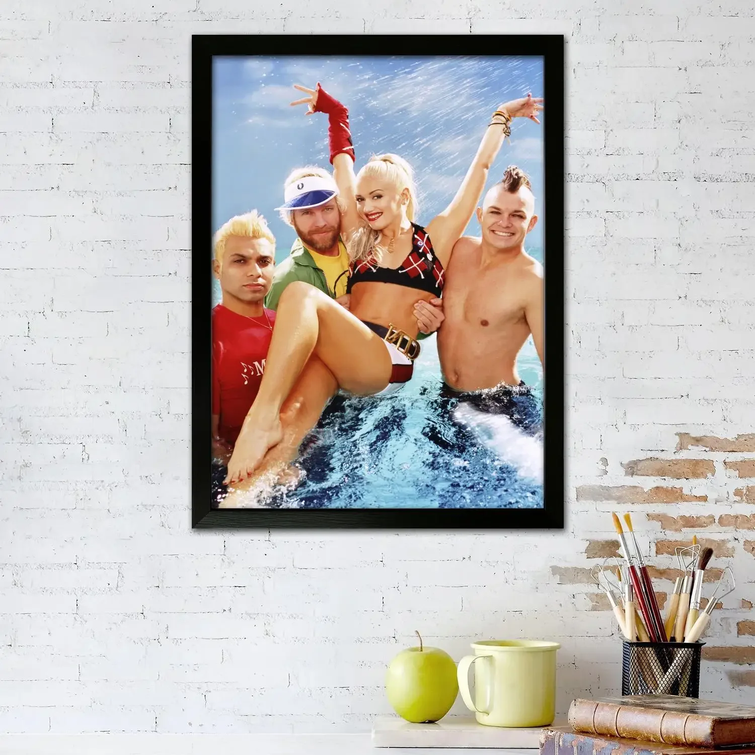 No Doubt Music Canvas Art Poster and Wall Art Picture Print, Modern Family Bedroom Decor Posters,Decorative painting